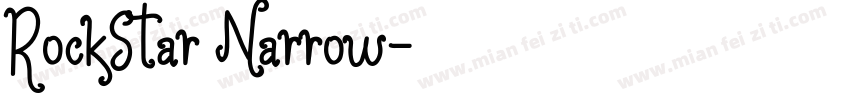 RockStar Narrow字体转换